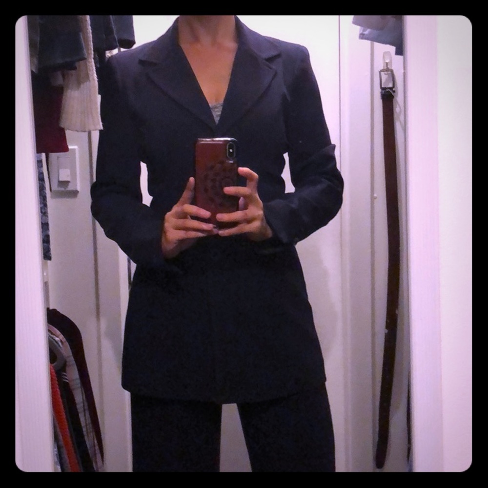 Navy Suit by Bebe (blazer & pants)